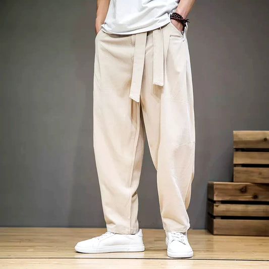 Keiryona Cotton-Linen Pants