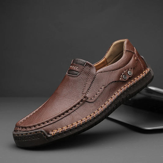 Romano Genuine Leather Slip-On Shoe
