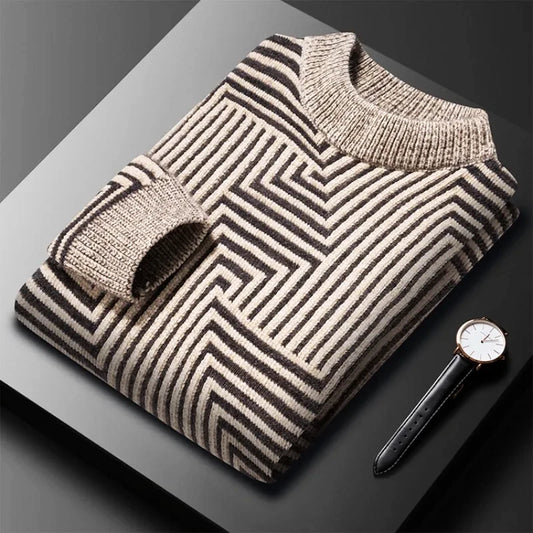 Andor Geo-Pattern Spring Sweater