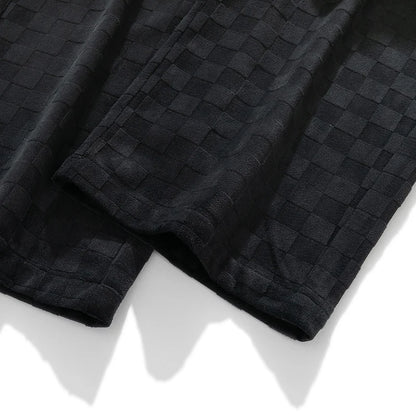 Checkered Corduroy Sweatpants