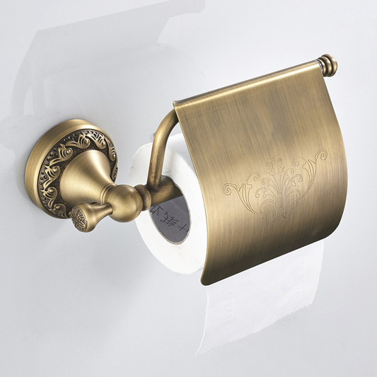 Aeriz Brass Toilet Paper Holder